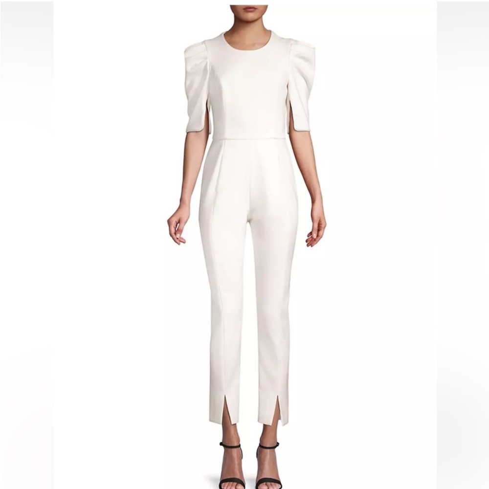 Black Halo Russo Jumpsuit in White